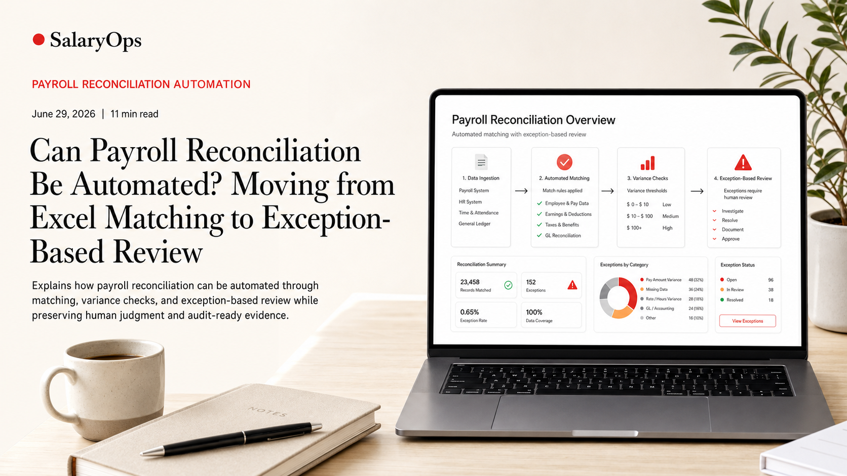 Can Payroll Reconciliation Be Automated? Moving from Excel Matching to Exception-Based Review