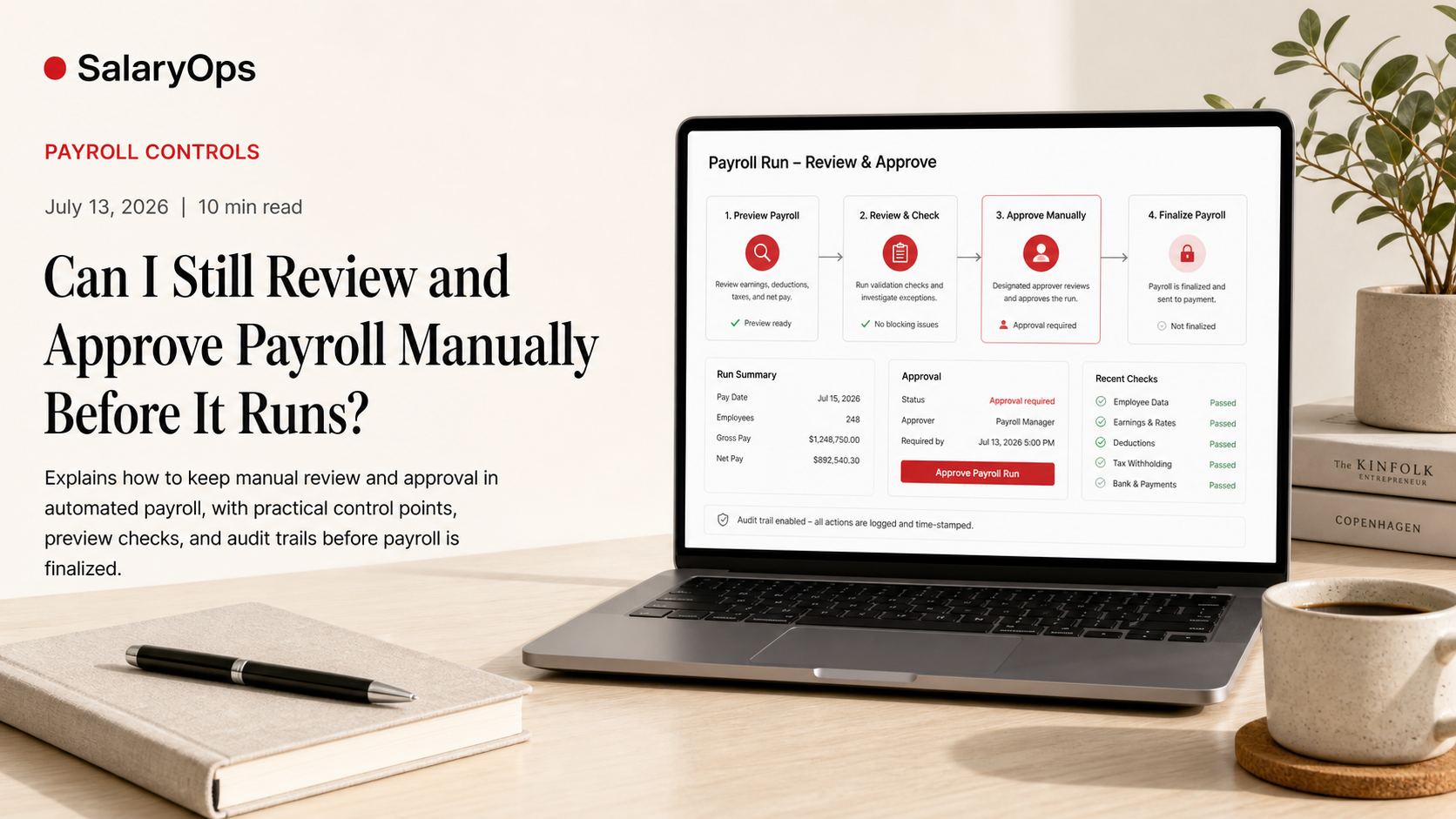 Can I Still Review and Approve Payroll Manually Before It Runs?